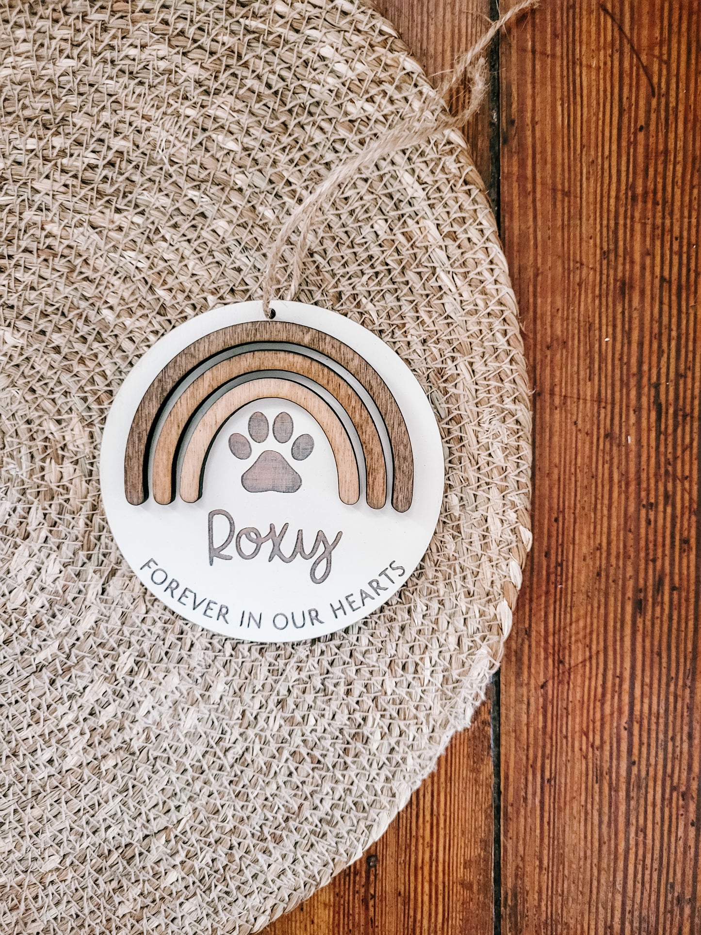 Rainbow Bridge Pet Memorial Ornament