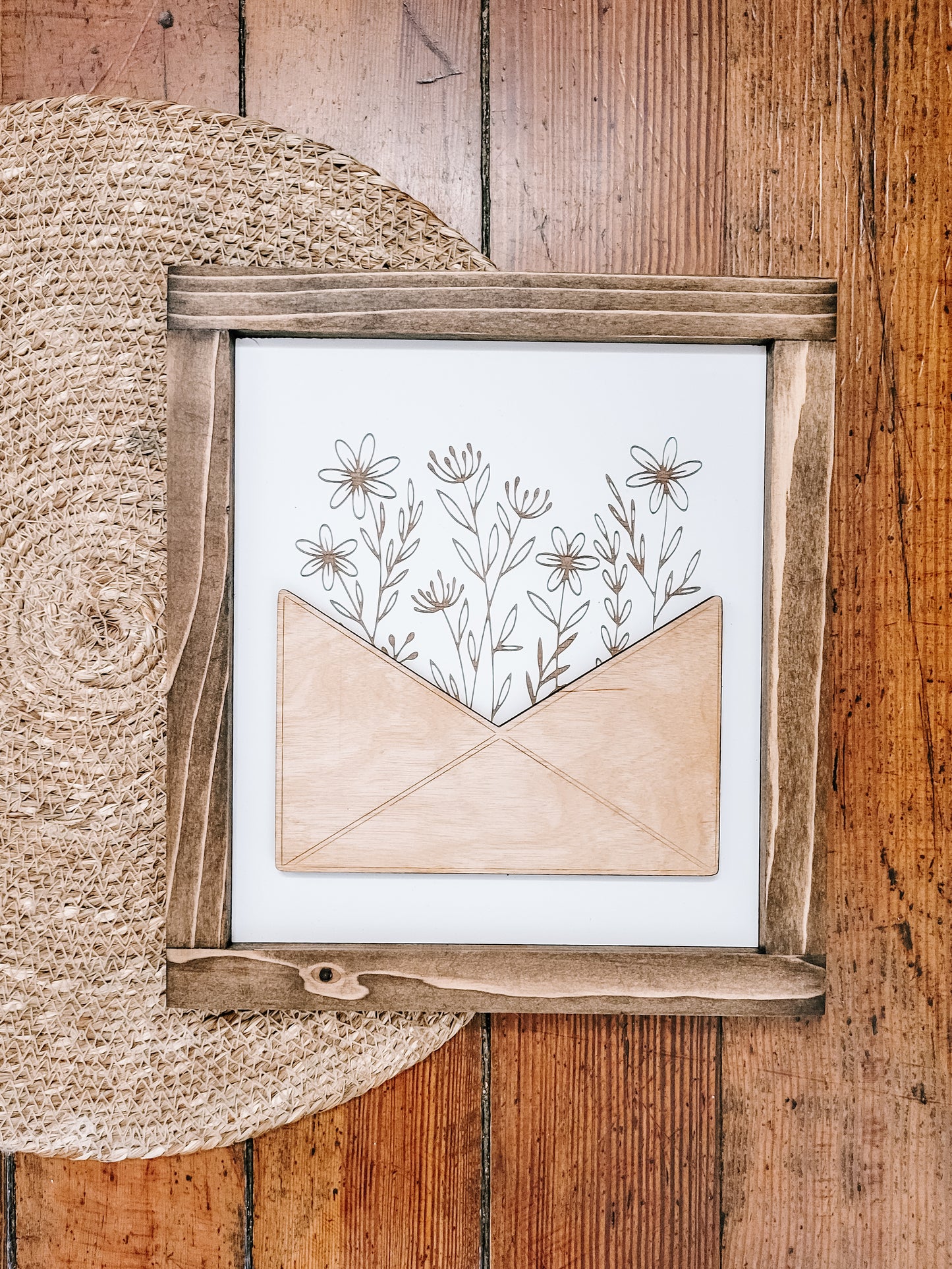 Dainty Floral Letter