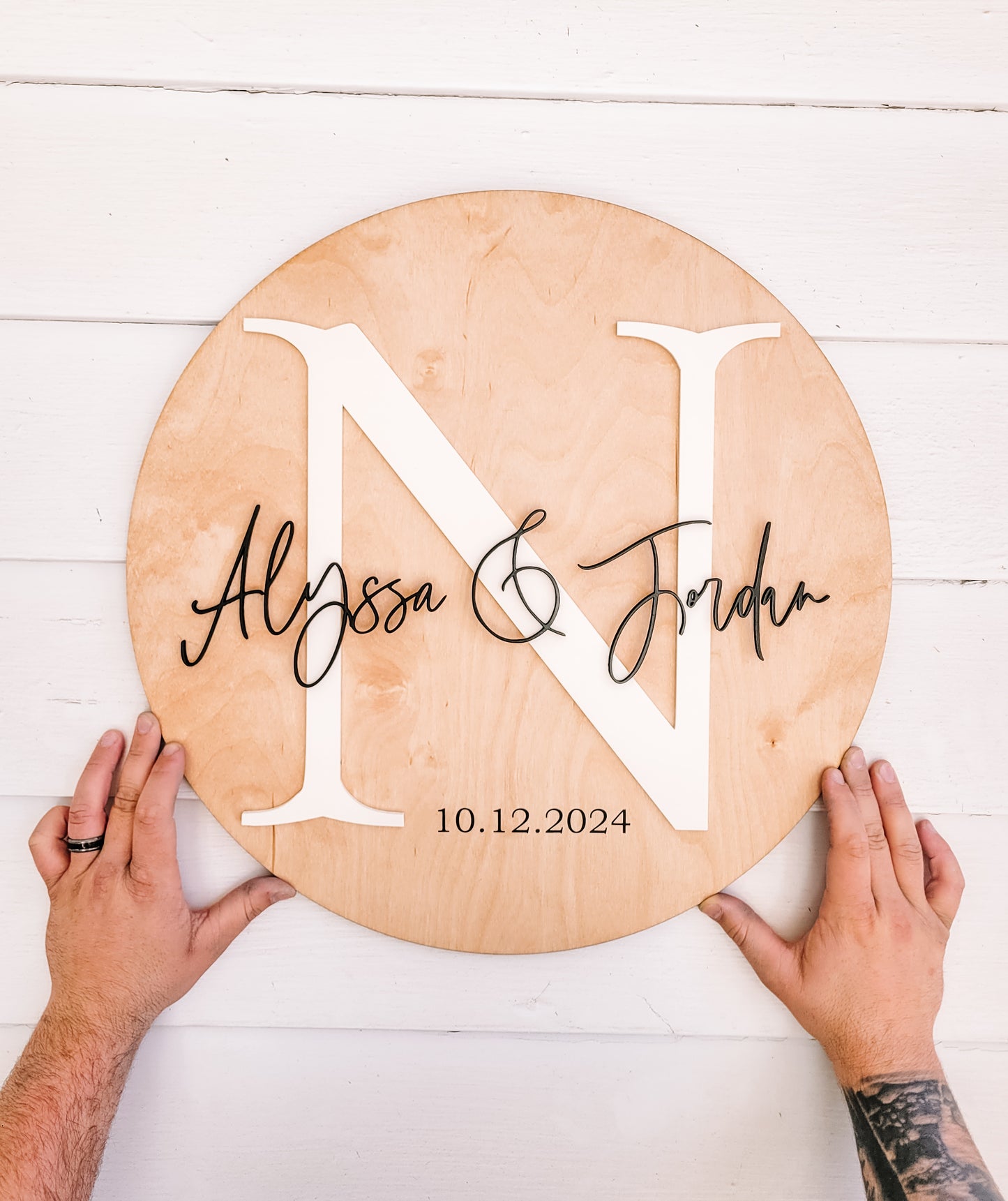 20" Custom Wedding Sign