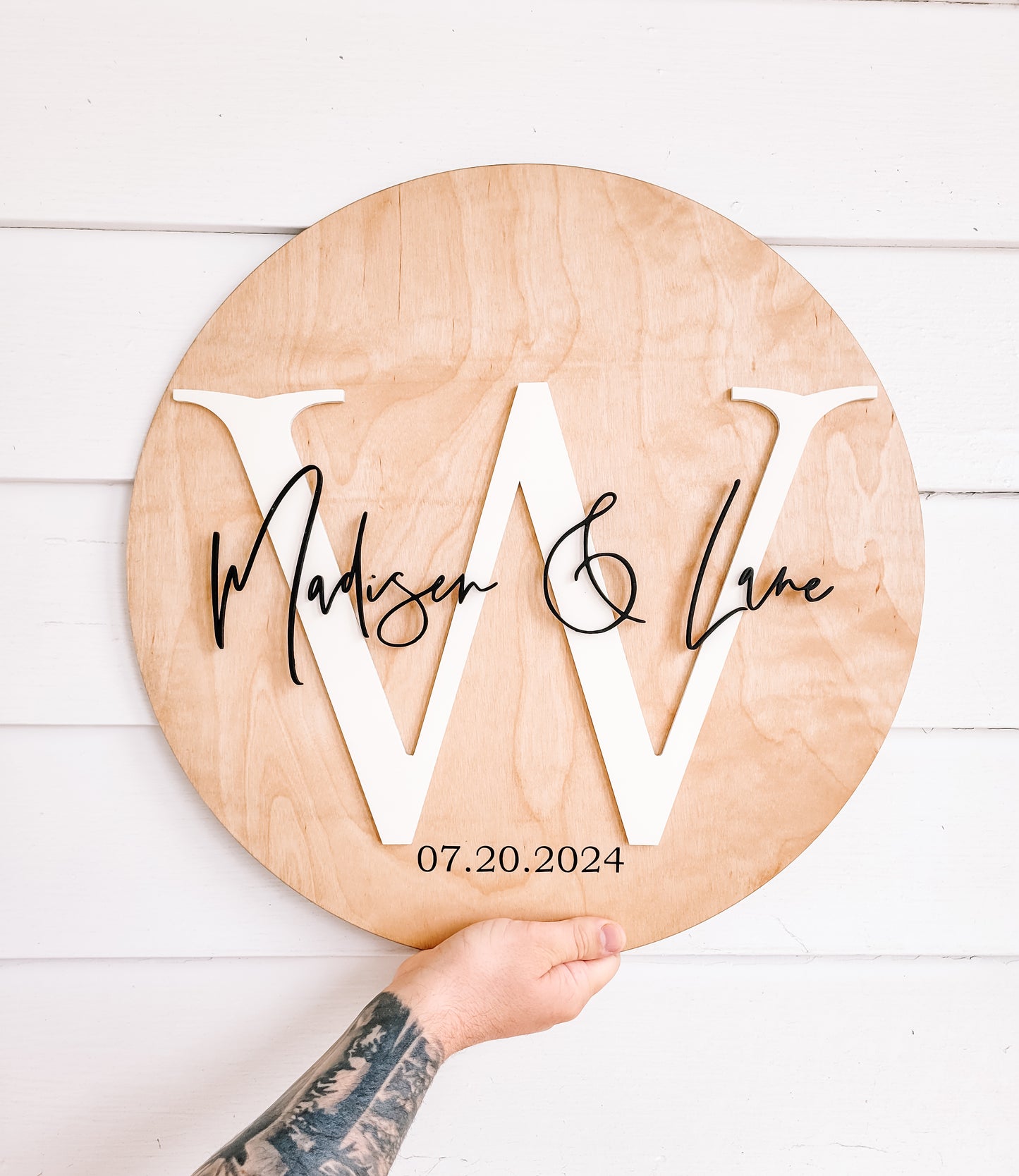 20" Custom Wedding Sign