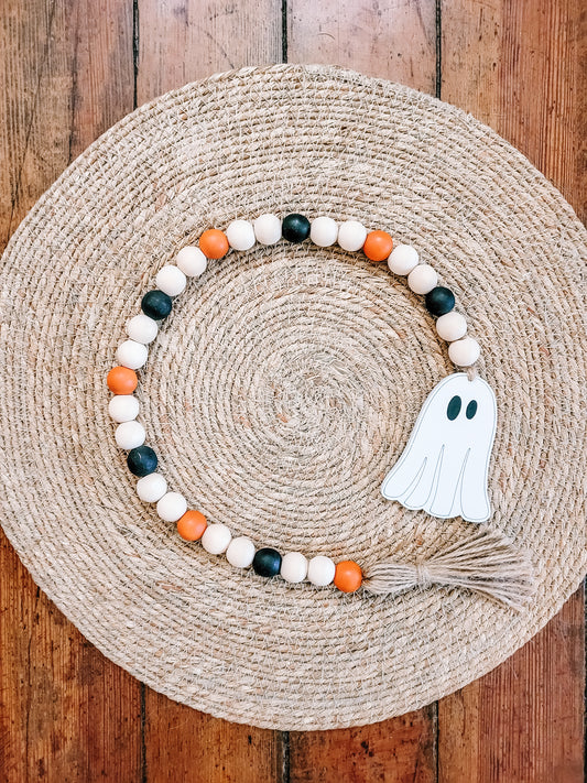 Boo Beaded Garland