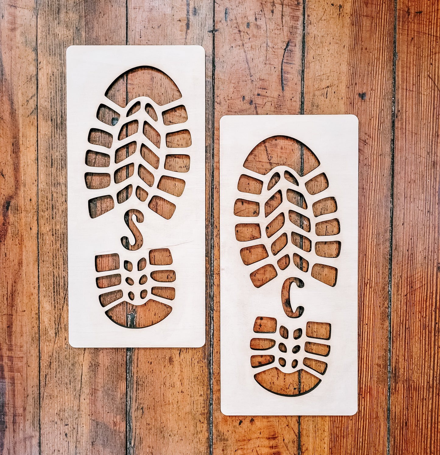 Santa's Boots Stencil